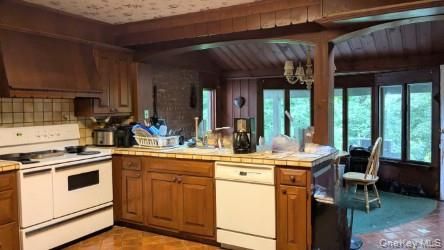 Interior, Kitchen, Tile Countertops