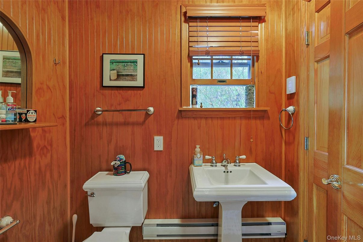 Bathroom, Interior, Wooden Walls