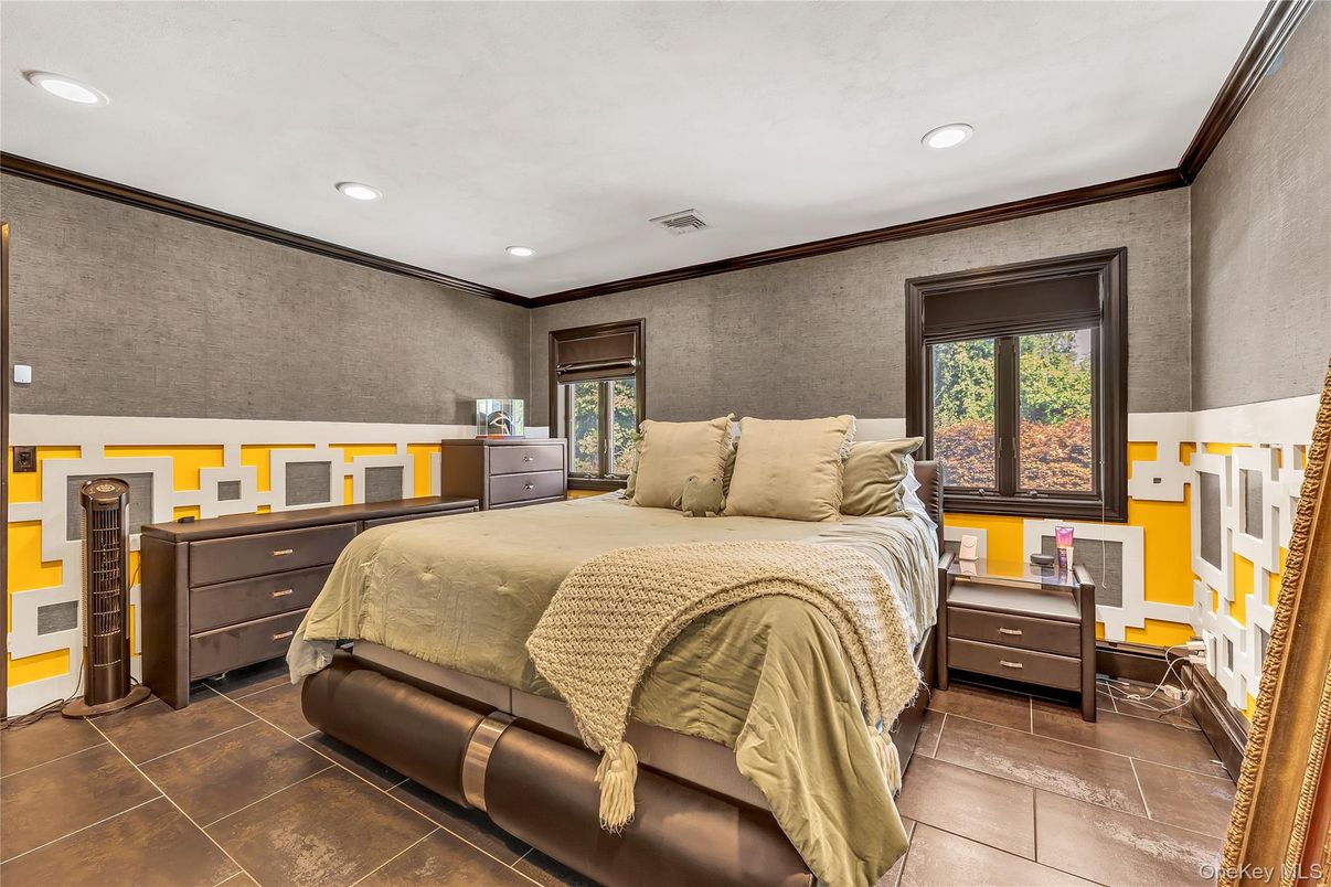 Bedroom, Interior, Recessed Lighting