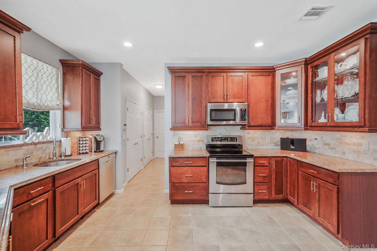 Interior, Kitchen, Recessed Lighting, Stainless Steel Appliances