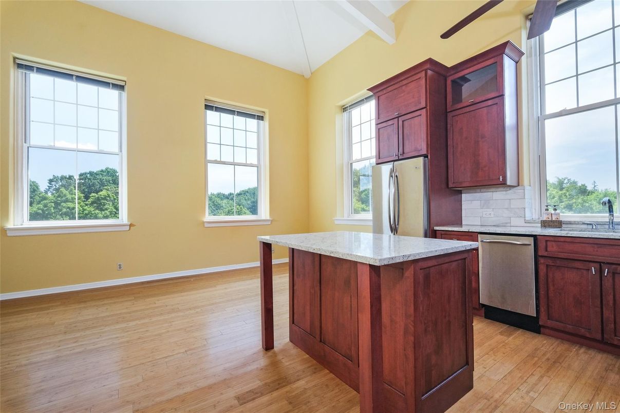 Interior, Kitchen, Wood Texture Flooring