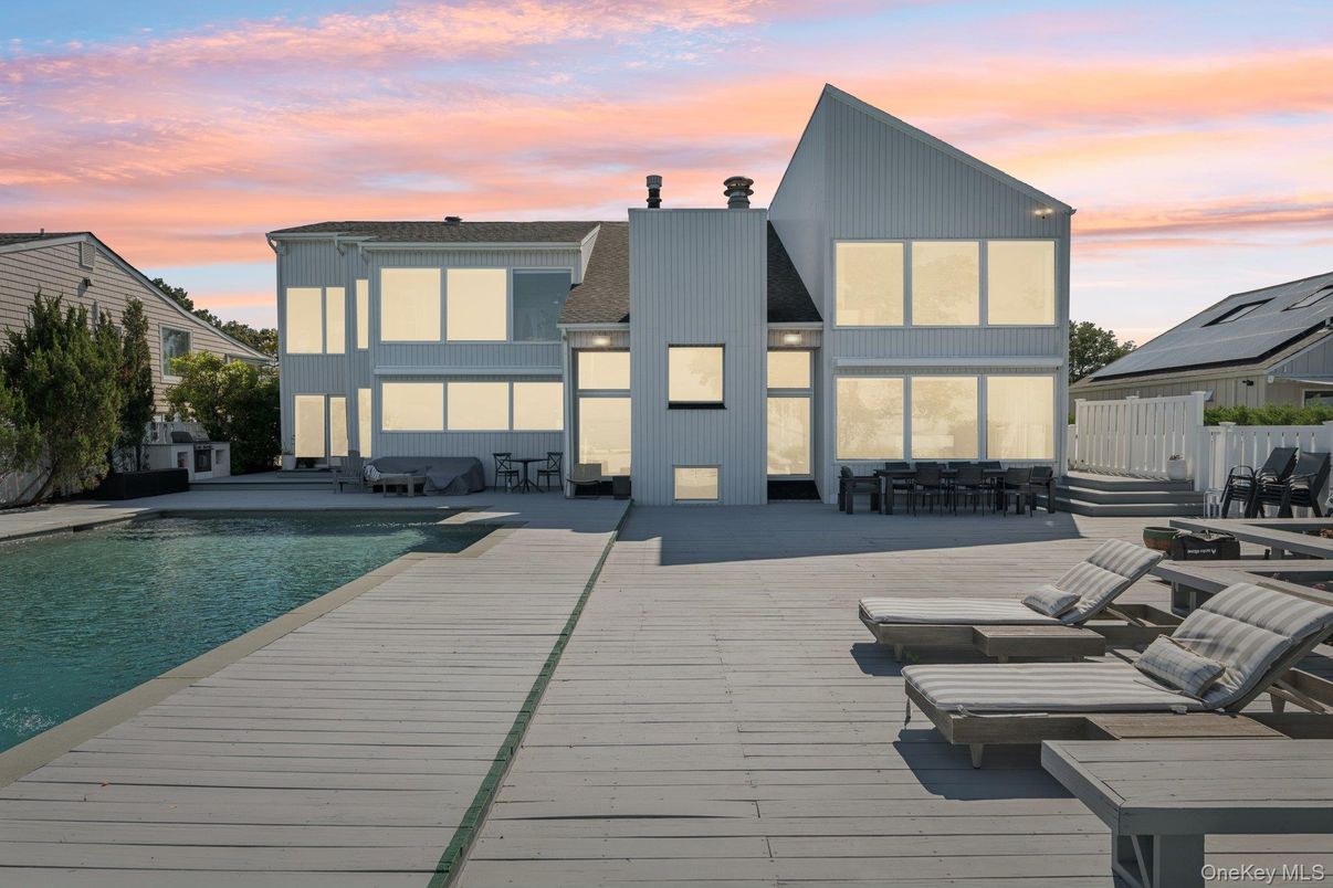 Exterior, Pool, Solar Panels