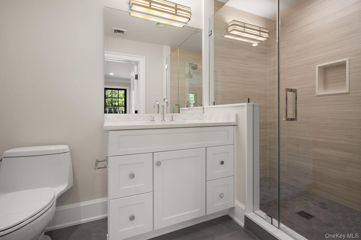 Bathroom, Glass Shower, Interior
