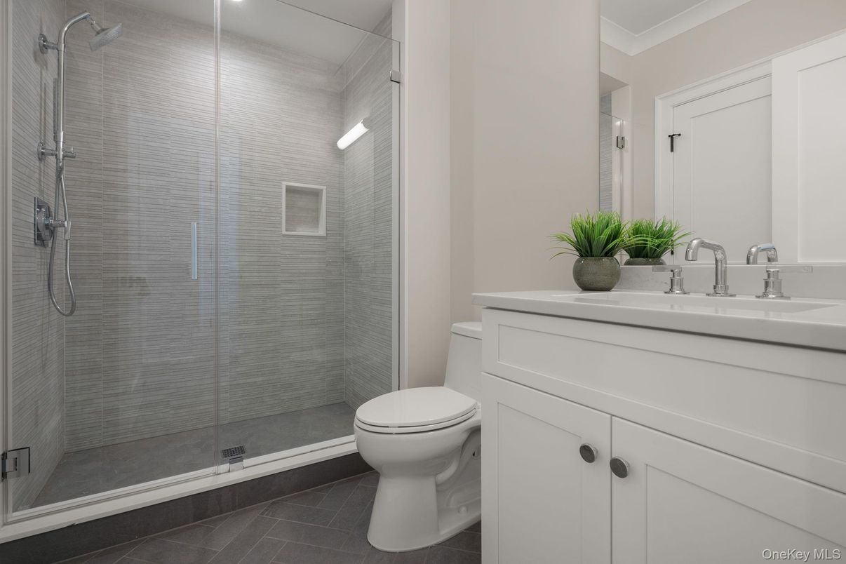 Bathroom, Glass Shower, Interior