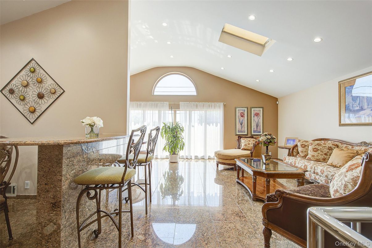 Interior, Living room, Recessed Lighting