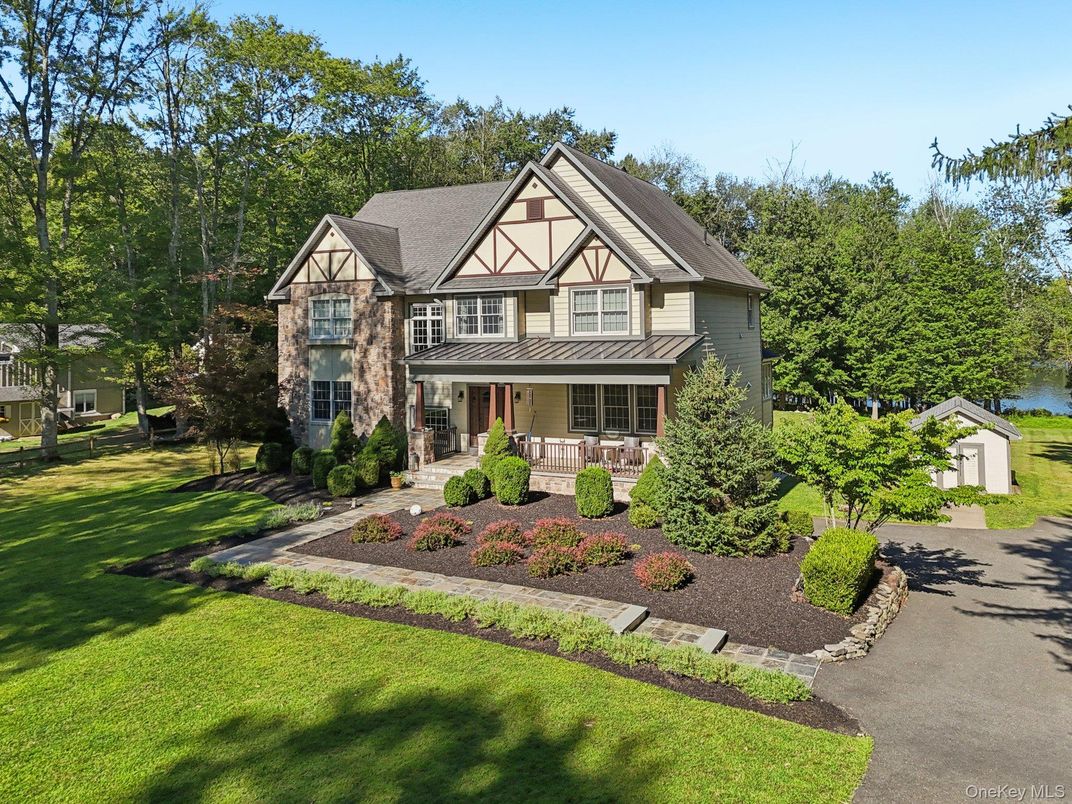 Backyard, Exterior, Facade, Tudor Revival