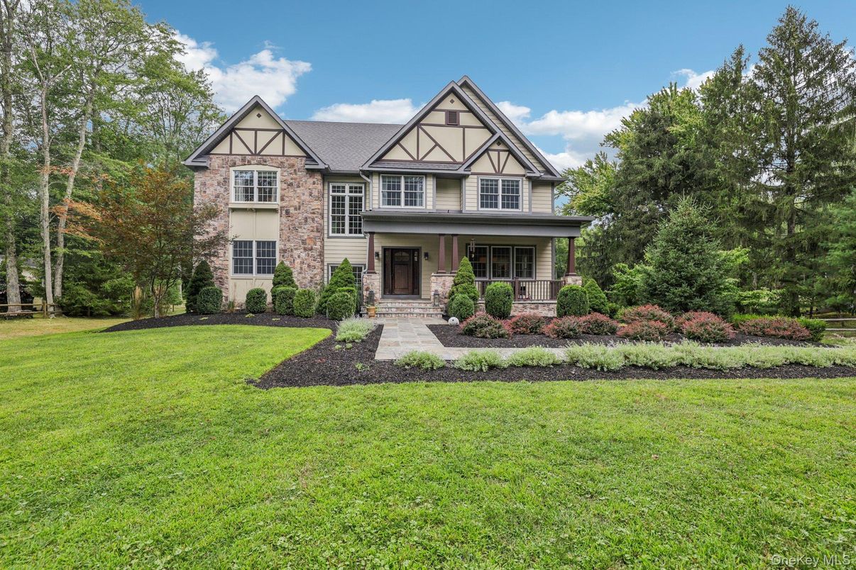 Backyard, Exterior, Facade, Brick Facade, Tudor Revival