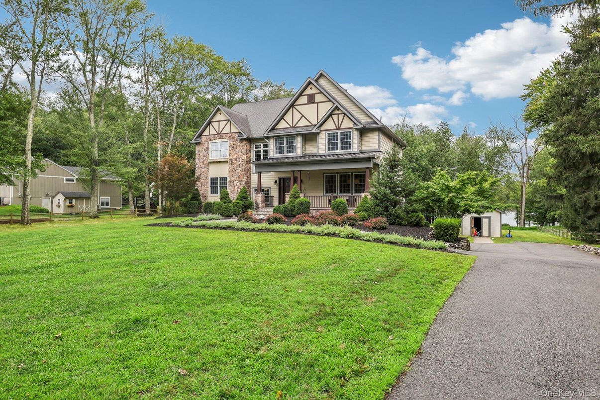 Backyard, Exterior, Facade, Brick Facade, Tudor Revival