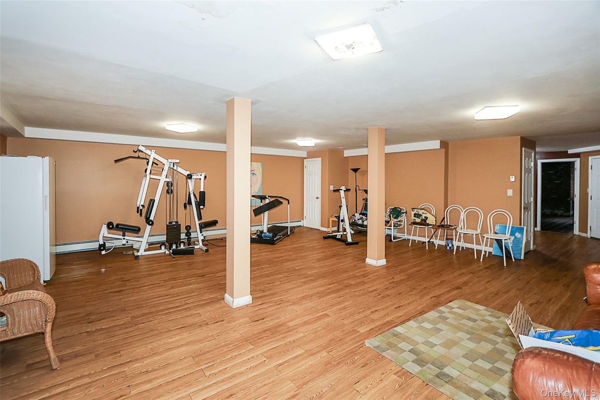 Fitness Equipment, Interior, Wood Texture Flooring