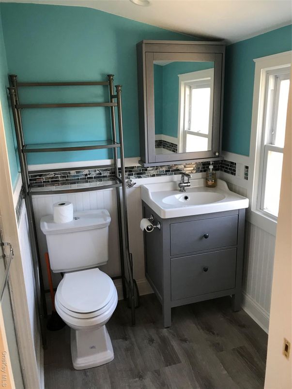 Bathroom, Interior, Wood Texture Flooring