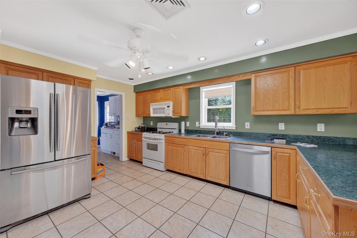 Interior, Kitchen, Recessed Lighting, Stainless Steel Appliances