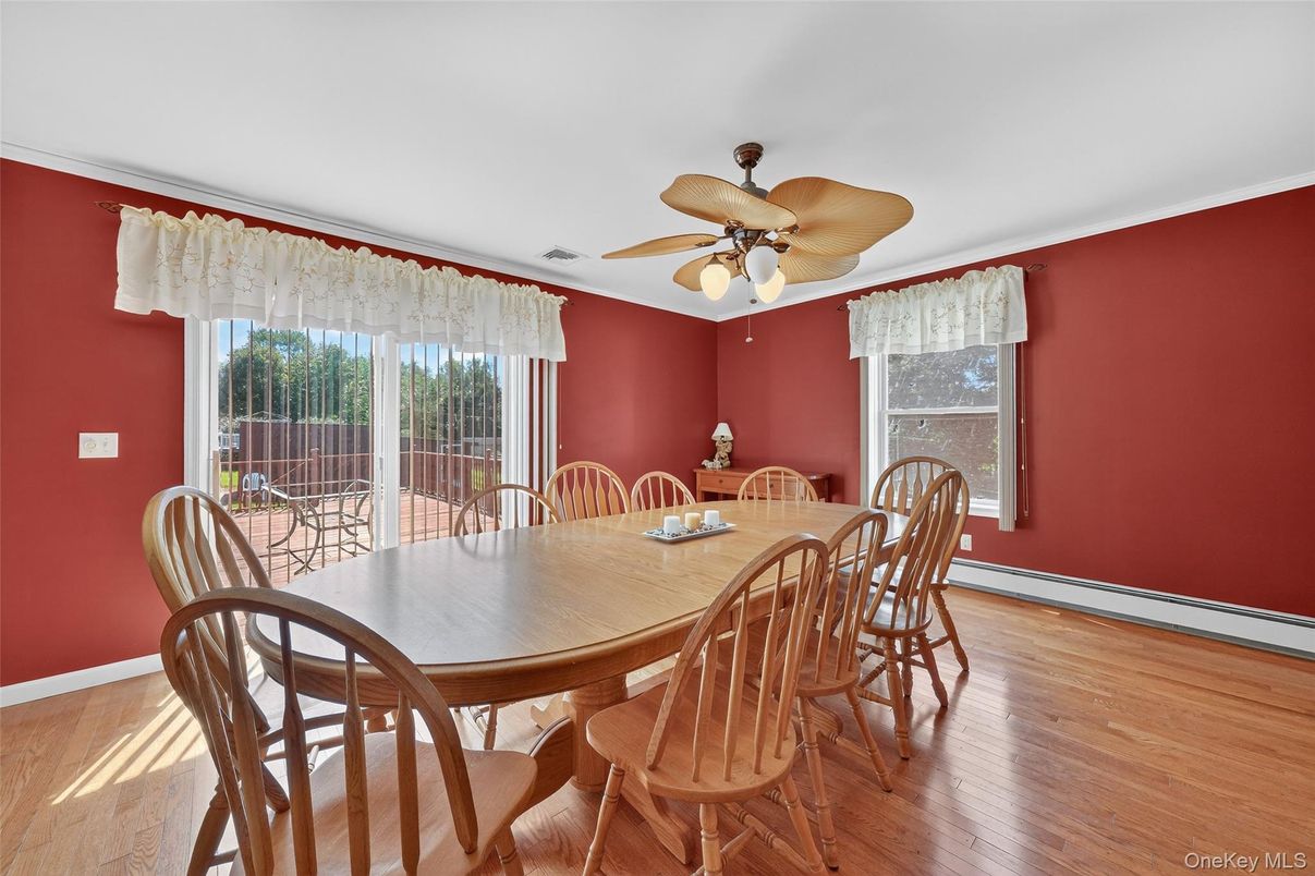Dining room, Interior, Wood Texture Flooring