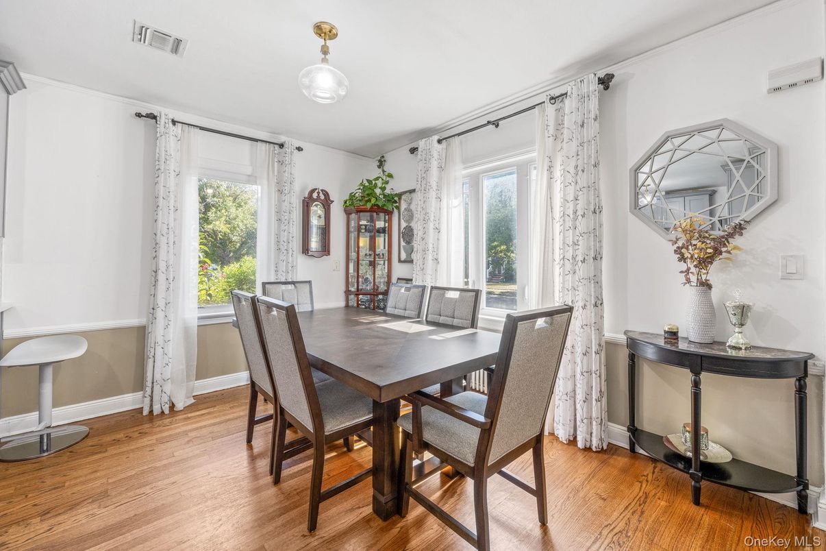 Dining room, Interior, Wood Texture Flooring