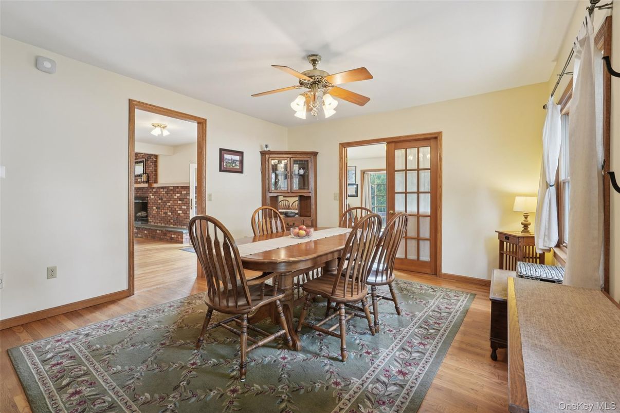 Dining room, Interior, Wood Texture Flooring