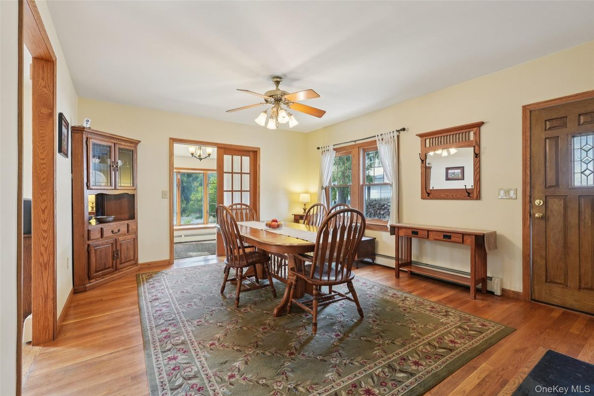 Dining room, Interior, Wood Texture Flooring