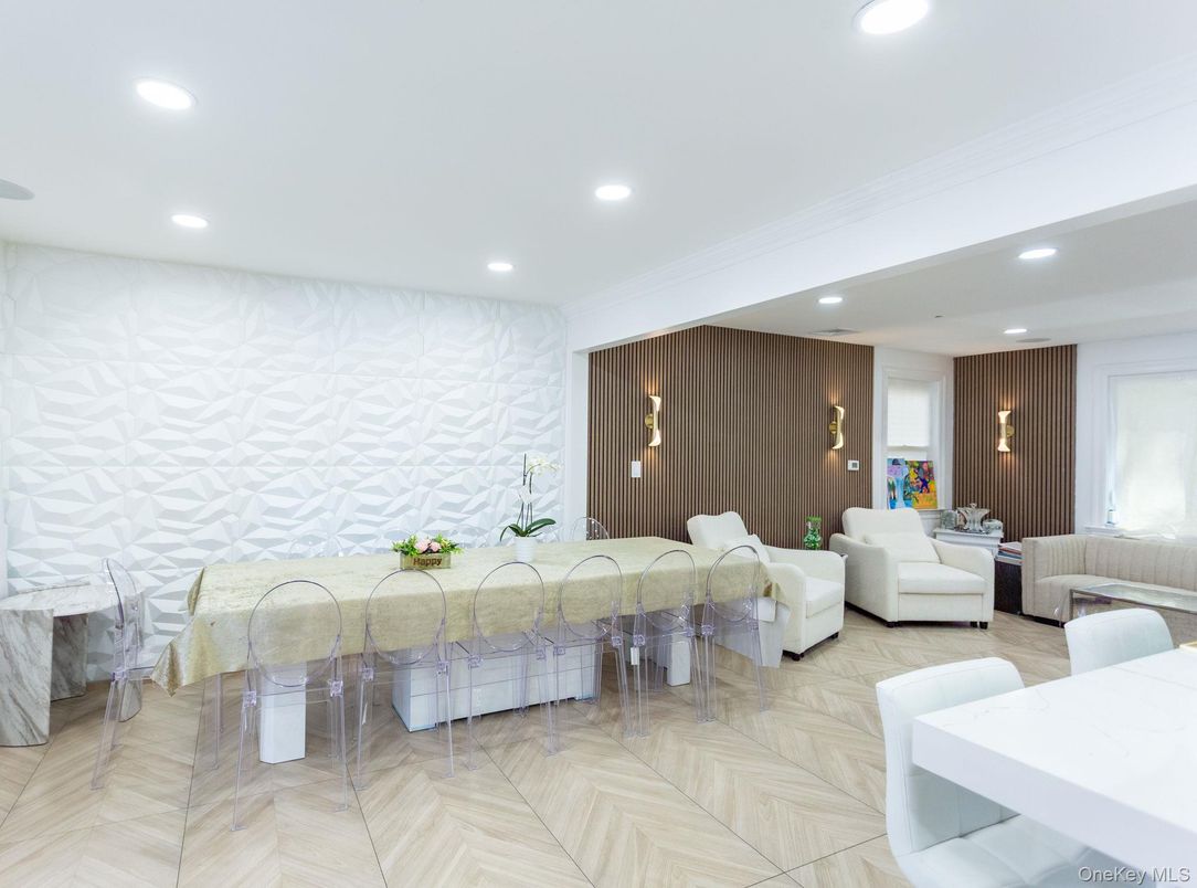 Interior, Living room, Recessed Lighting