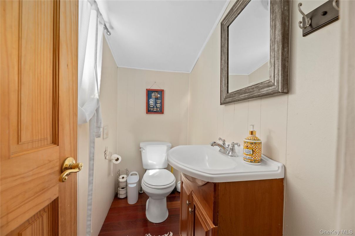 Bathroom, Interior, Wood Texture Flooring