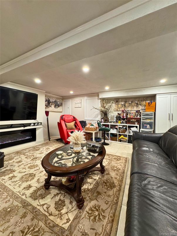 Interior, Living room, Recessed Lighting