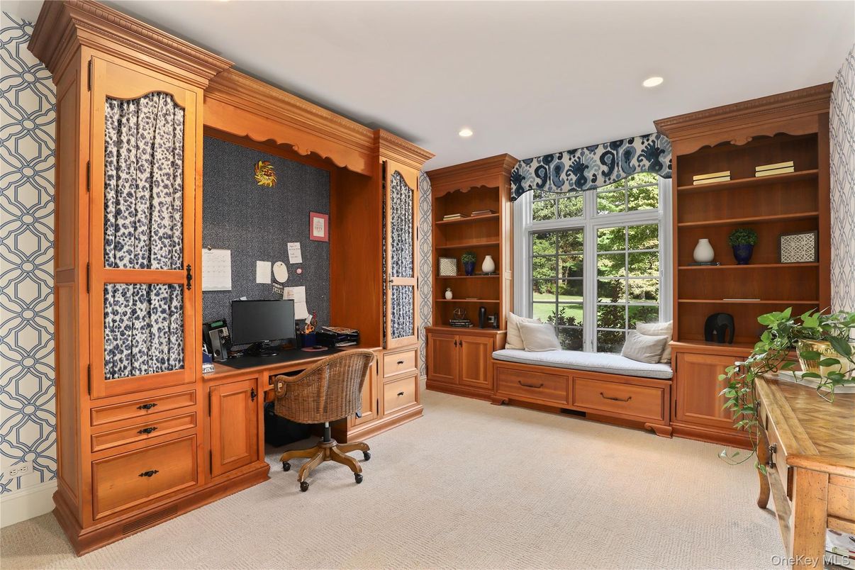 Home Office, Interior, Recessed Lighting