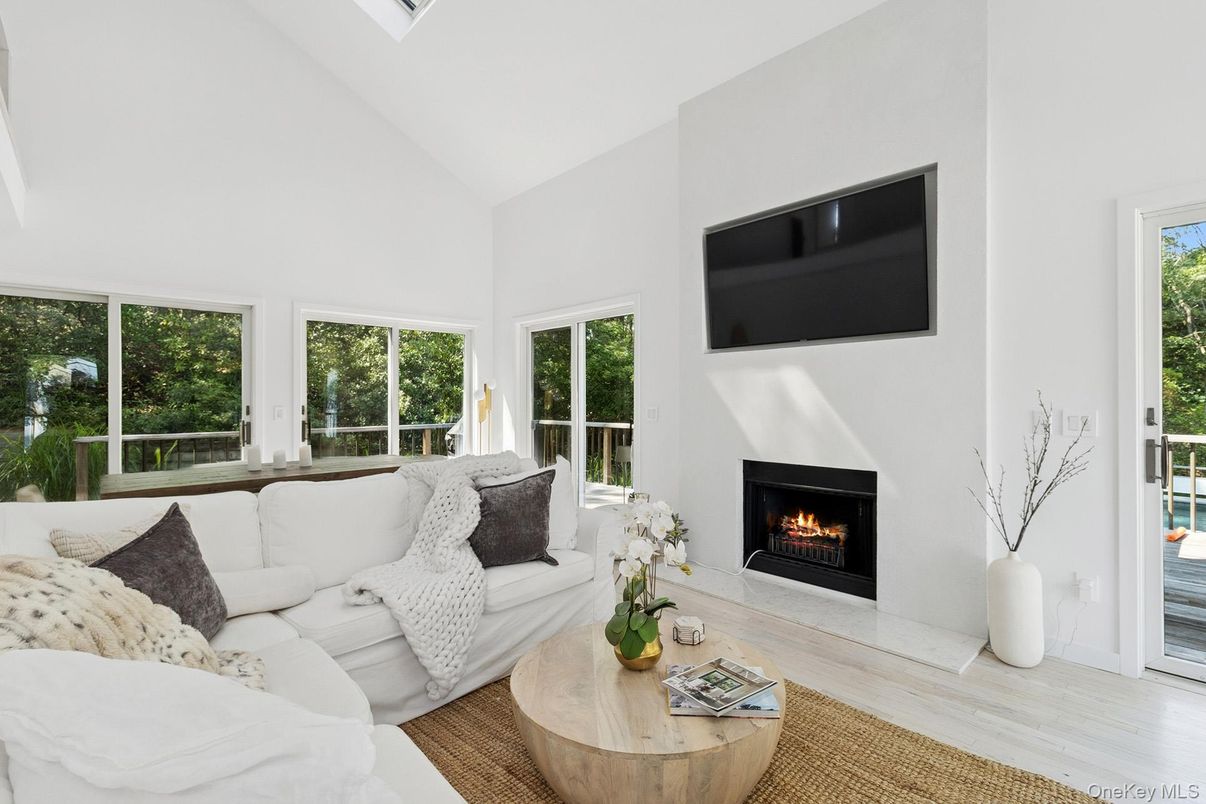 Fireplace, Interior, Living room, Wood Texture Flooring