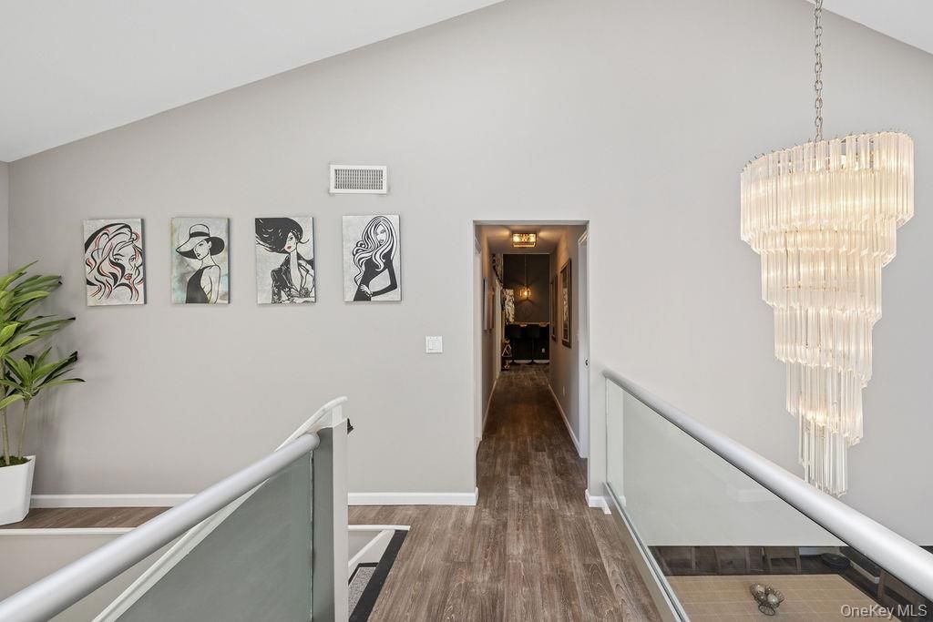 Chandelier, Interior, Wood Texture Flooring