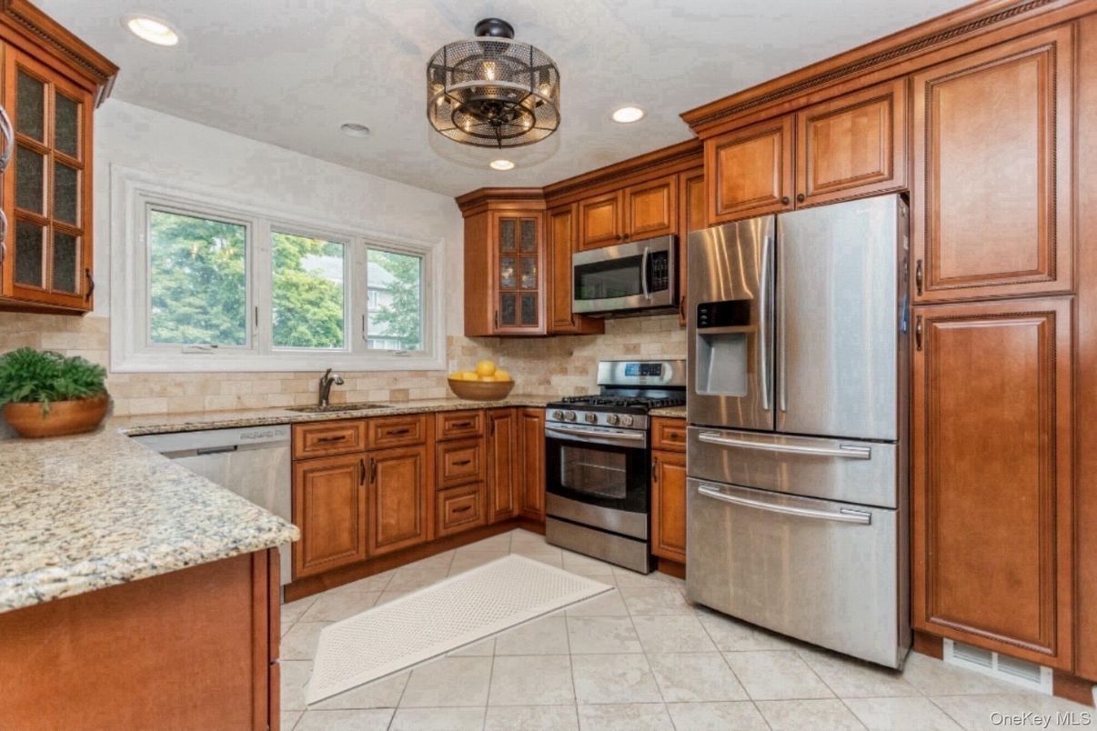 Interior, Kitchen, Recessed Lighting, Stainless Steel Appliances