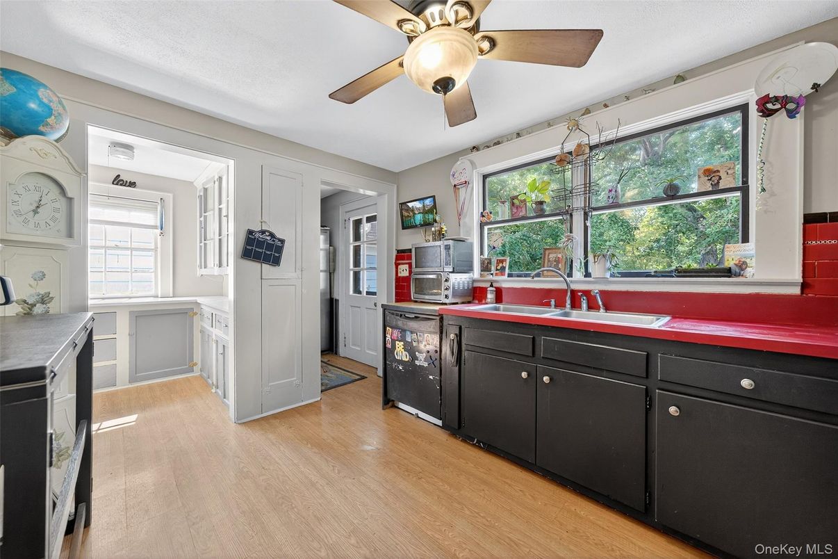 Interior, Kitchen, Wood Texture Flooring