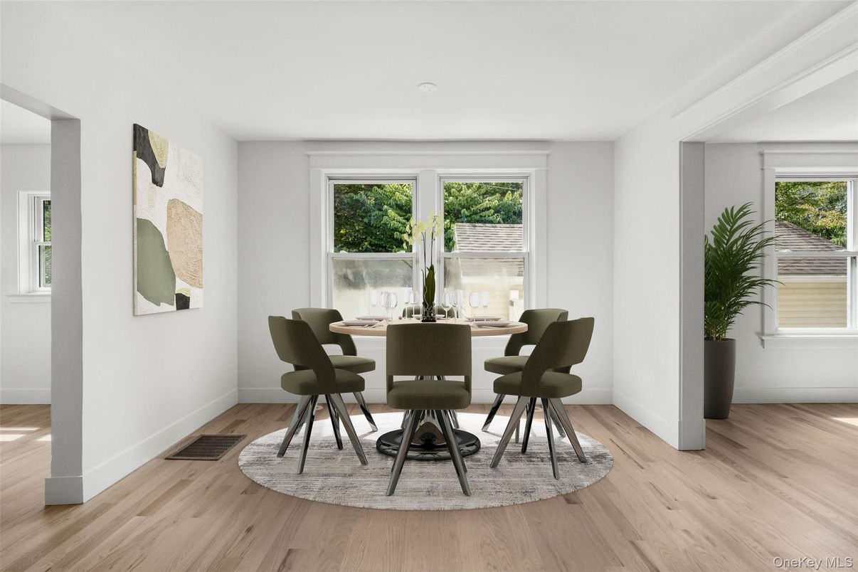 Dining room, Interior, Wood Texture Flooring