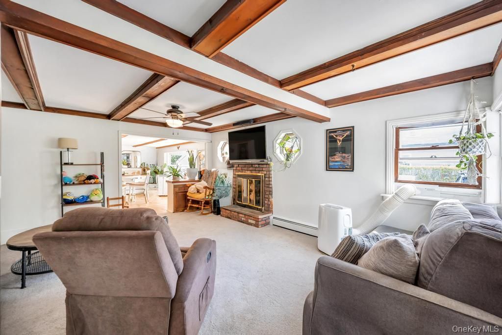 Fireplace, Interior, Living room, Wooden Beams