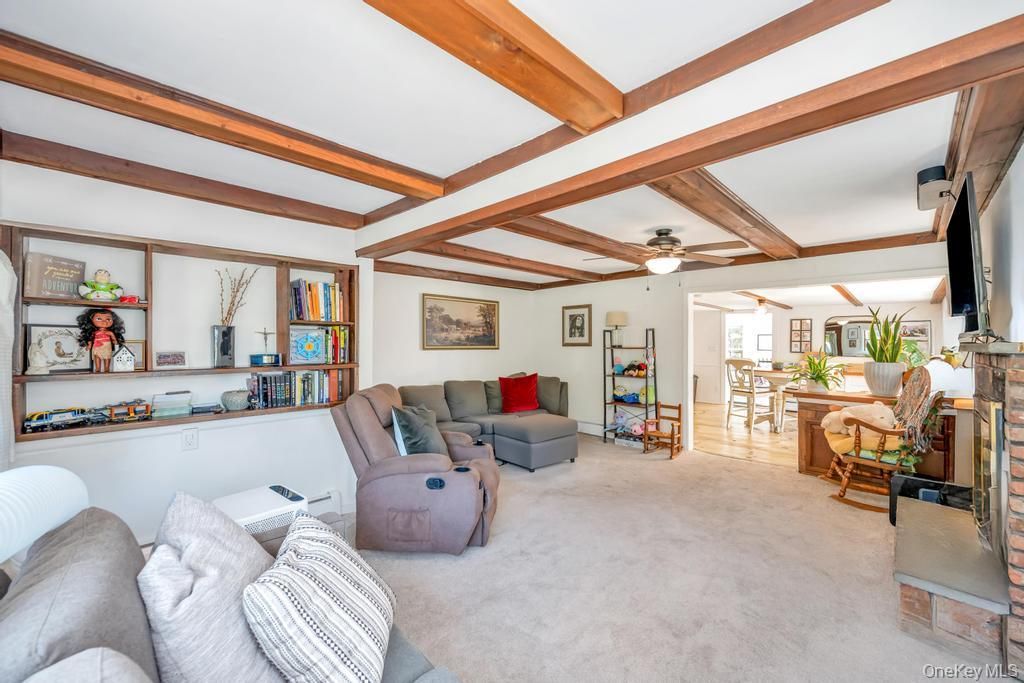 Fireplace, Interior, Living room, Wooden Beams