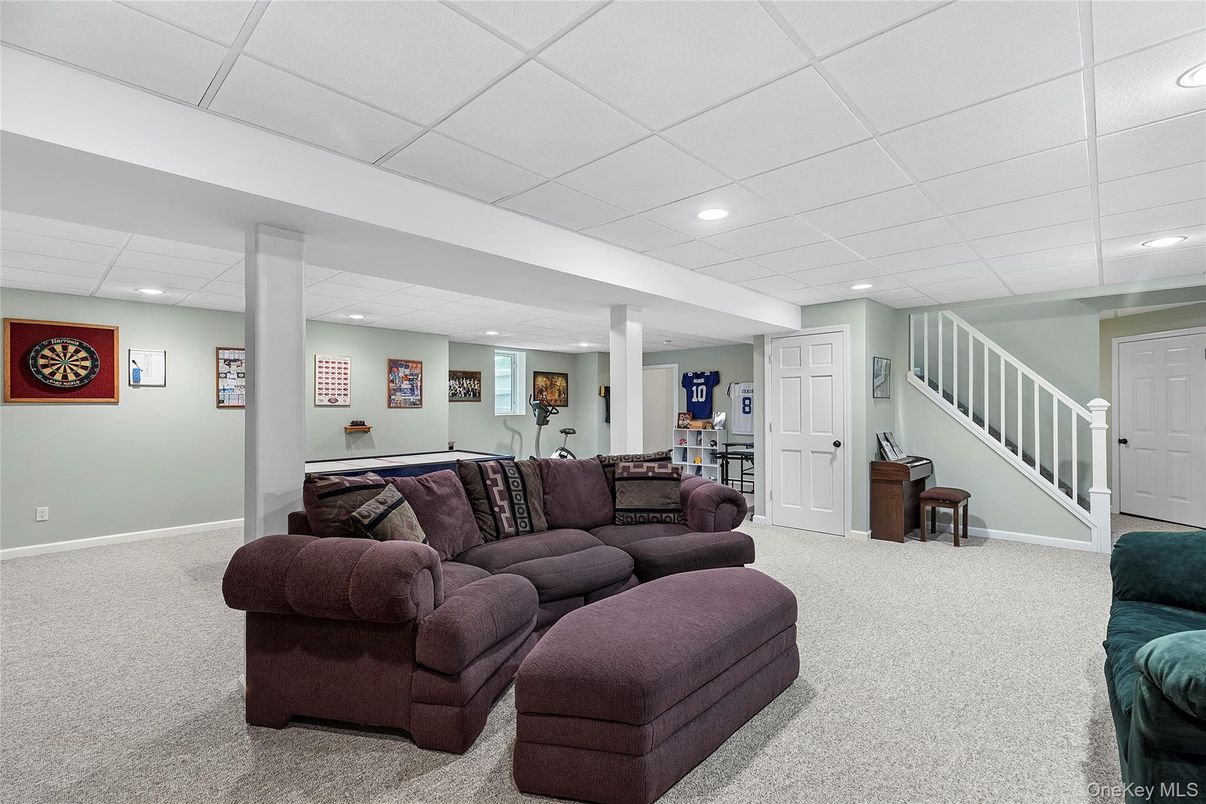 Interior, Living room, Recessed Lighting