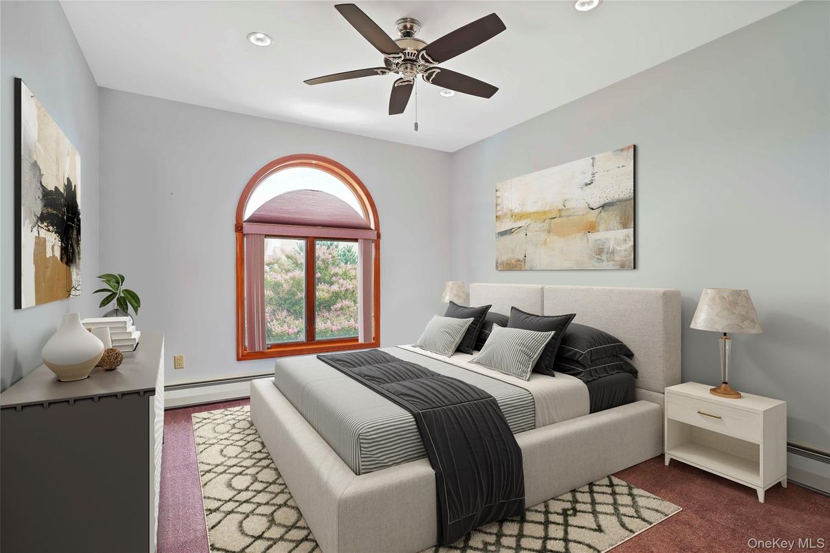 Bedroom, Interior, Recessed Lighting