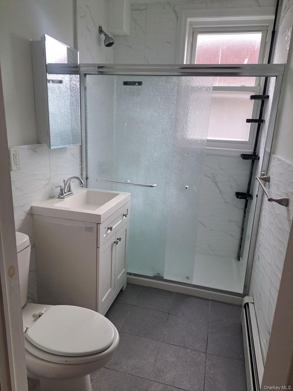 Bathroom, Glass Shower, Interior, Marble Walls