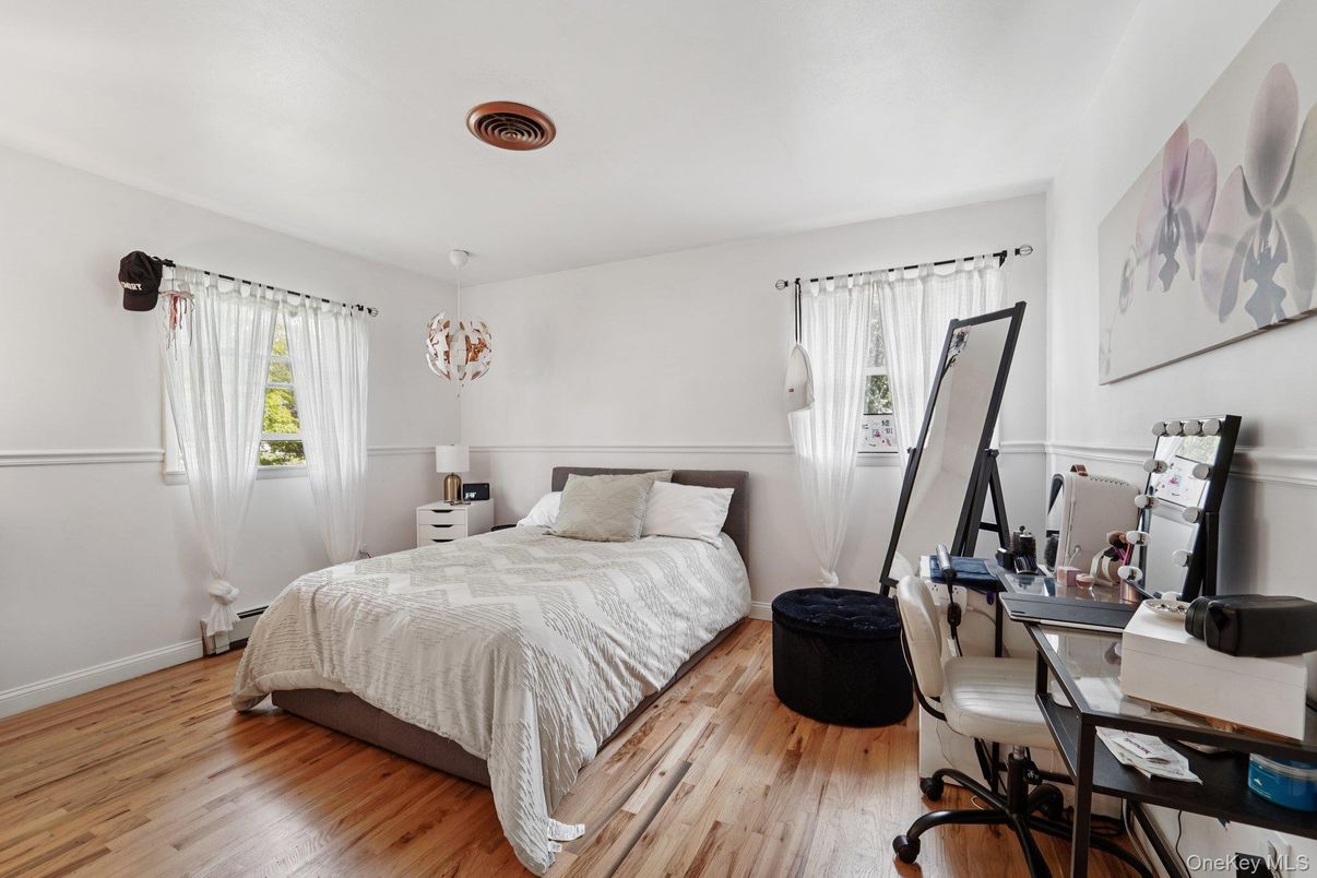 Bedroom, Home Office, Interior, Wood Texture Flooring