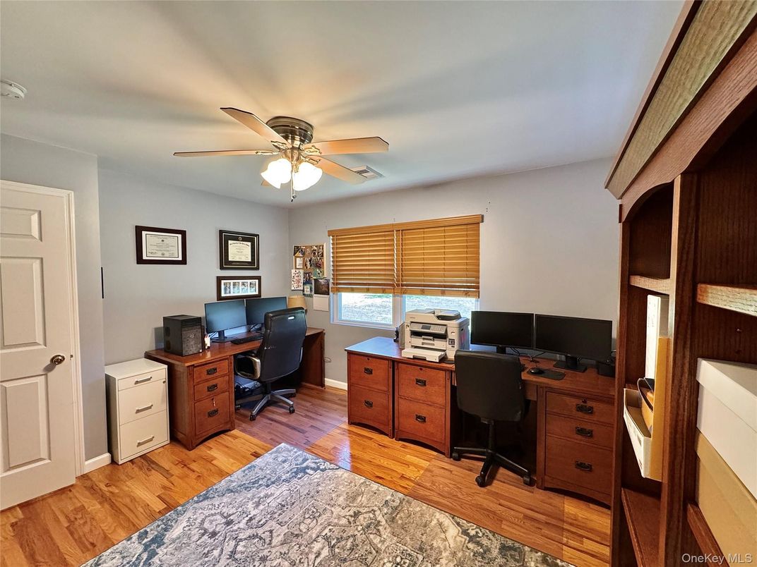 Home Office, Interior, Wood Texture Flooring