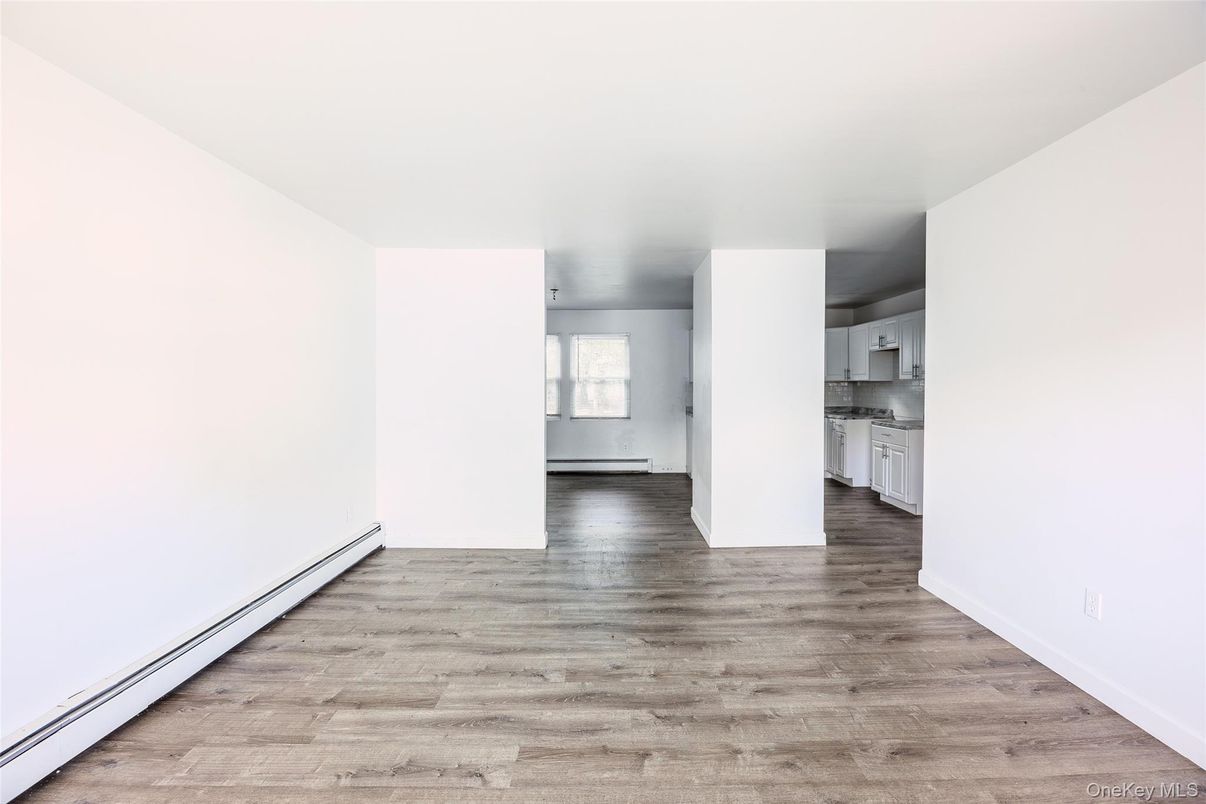 Empty room, Interior, Kitchen, Wood Texture Flooring