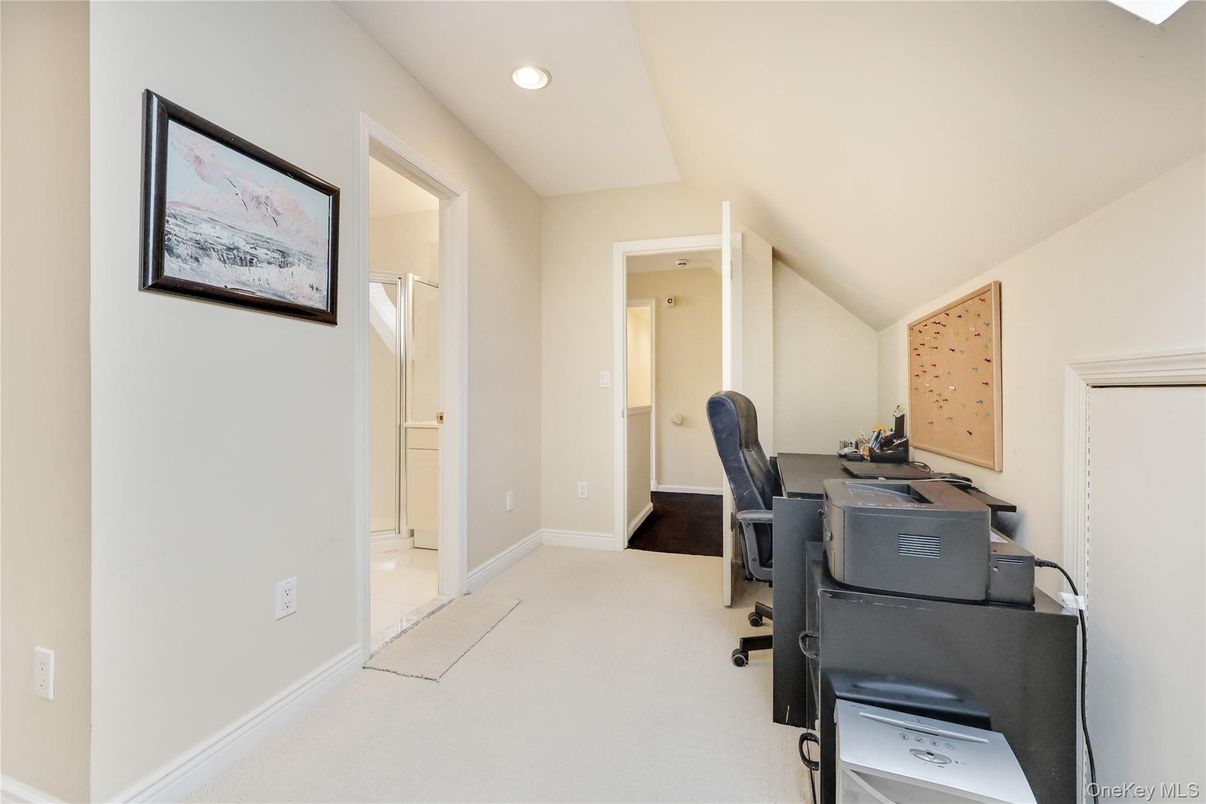 Home Office, Interior, Recessed Lighting