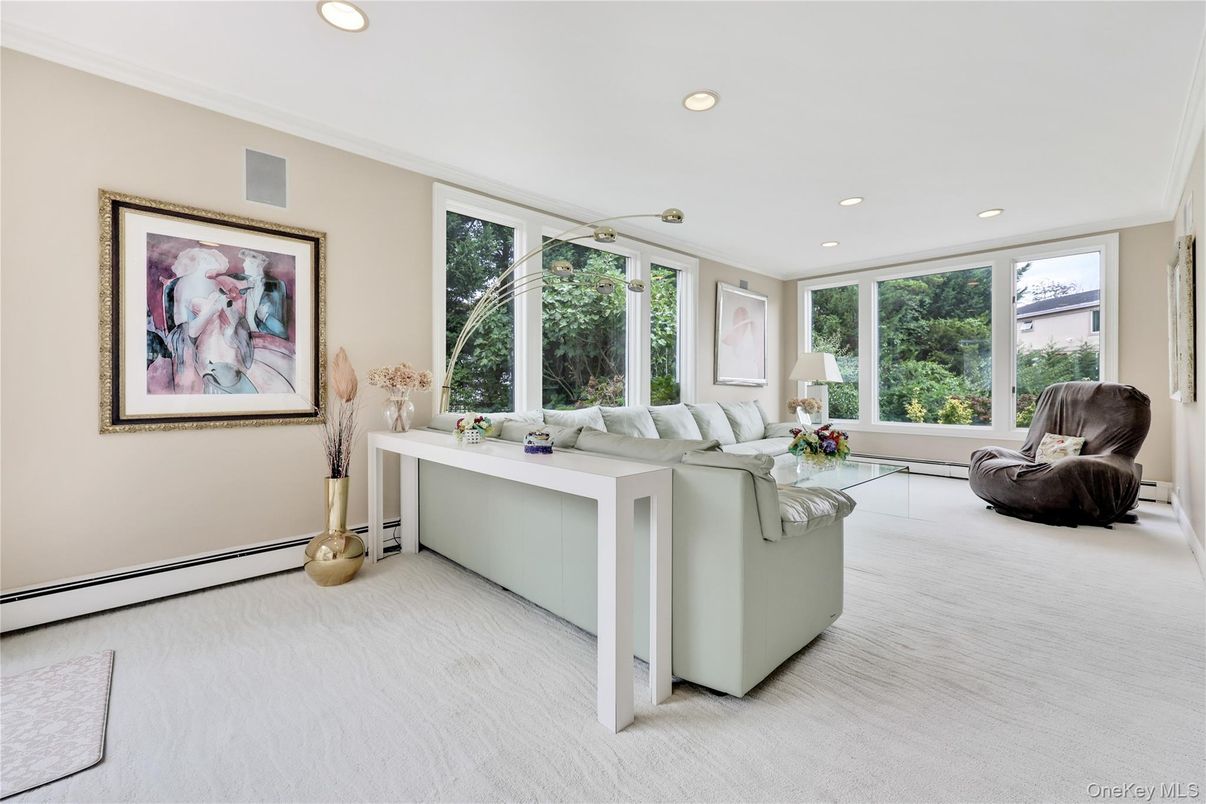 Interior, Living room, Recessed Lighting