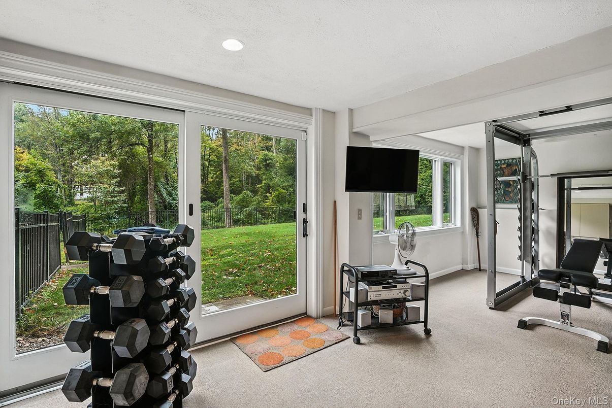 Fitness Equipment, Home Office, Interior, Recessed Lighting