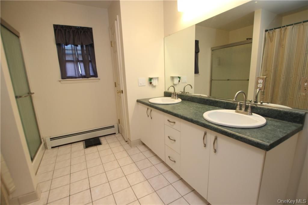Bathroom, Dual Sink Vanities, Glass Shower, Interior