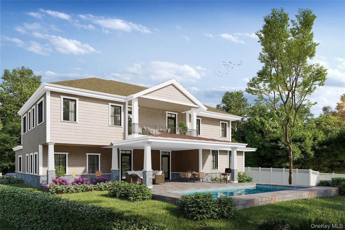 Exterior, Facade, Pool, Farmhouse