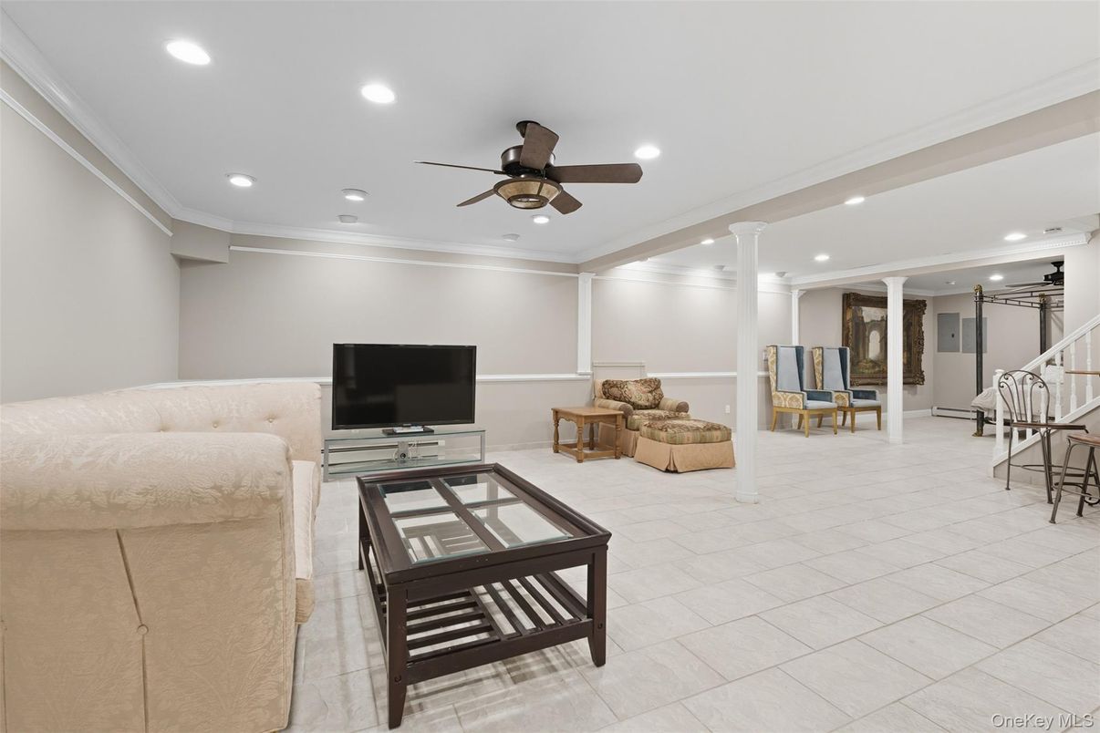 Interior, Living room, Recessed Lighting
