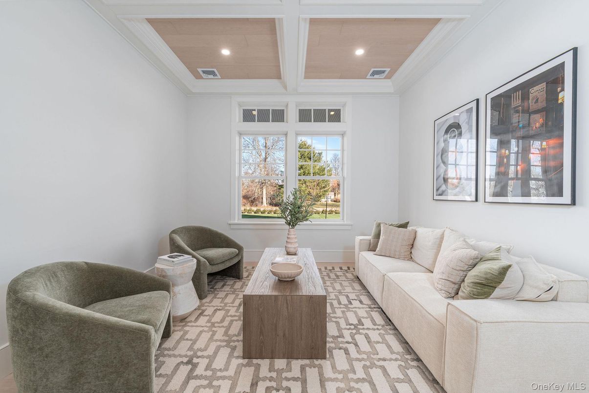Interior, Living room, Recessed Lighting, Wooden Ceilings