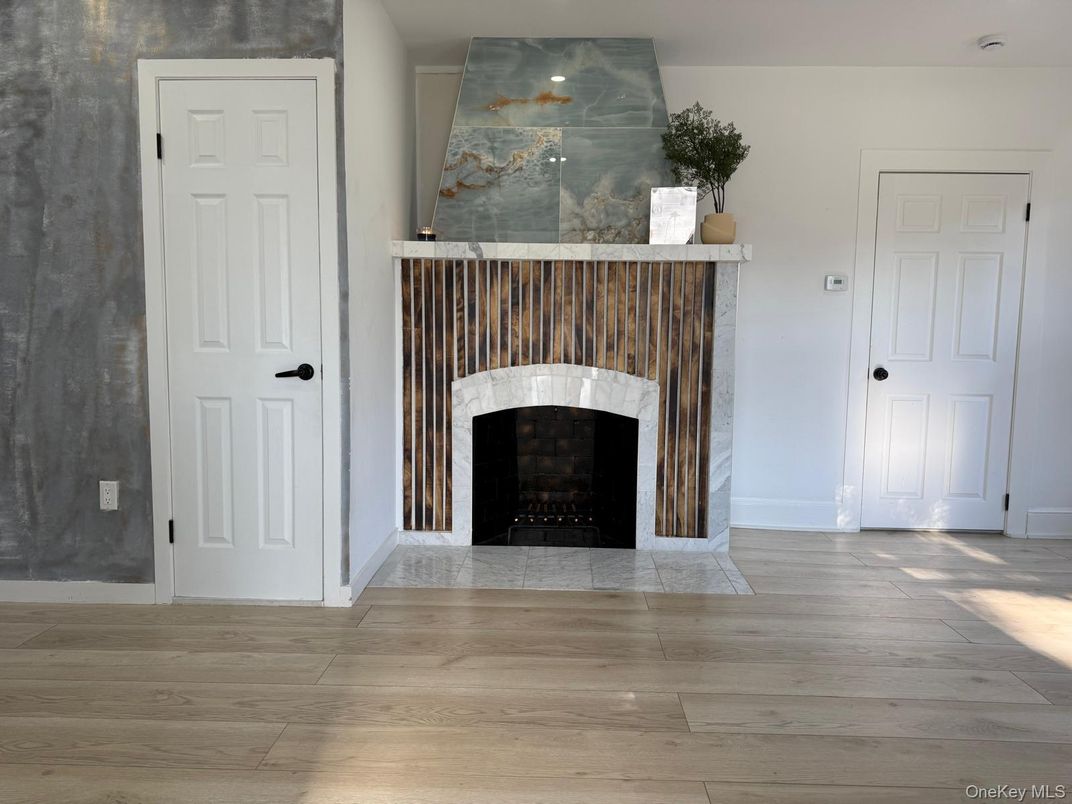 Fireplace, Interior, Wood Texture Flooring