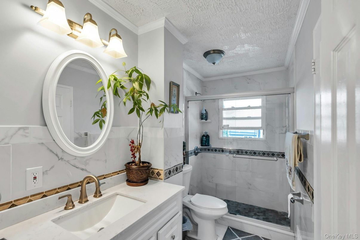 Bathroom, Interior, Marble Walls
