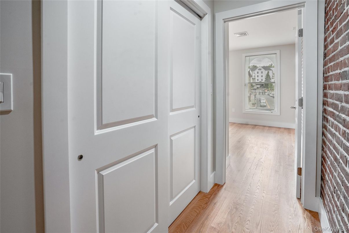 Interior, Stone Walls, Wood Texture Flooring