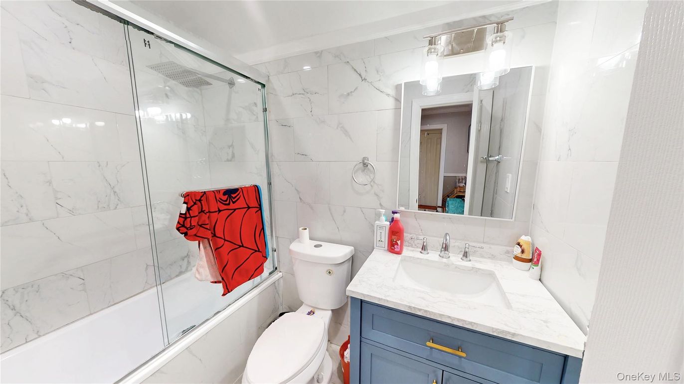 Bathroom, Glass Shower, Interior, Marble Walls