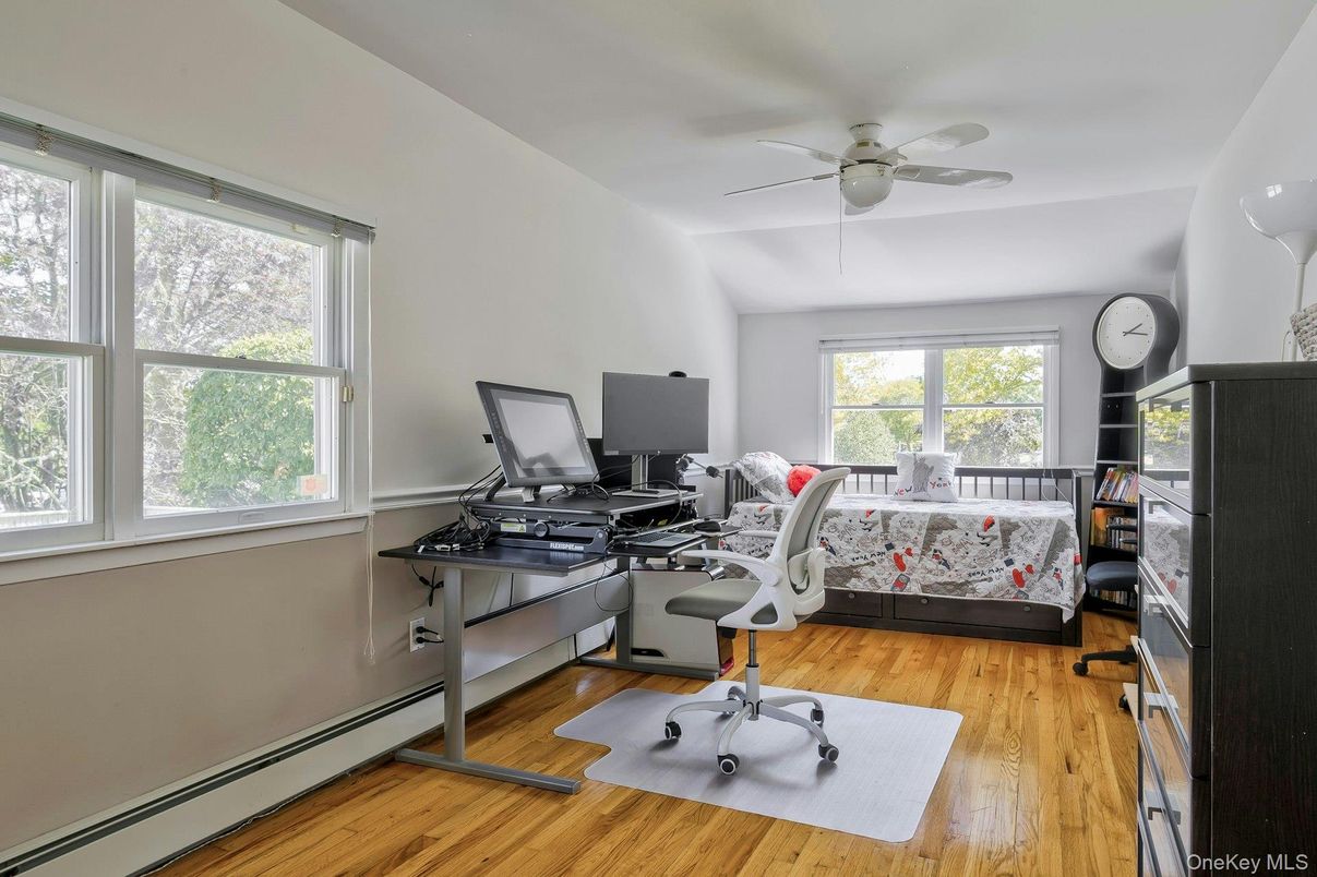 Home Office, Interior, Wood Texture Flooring