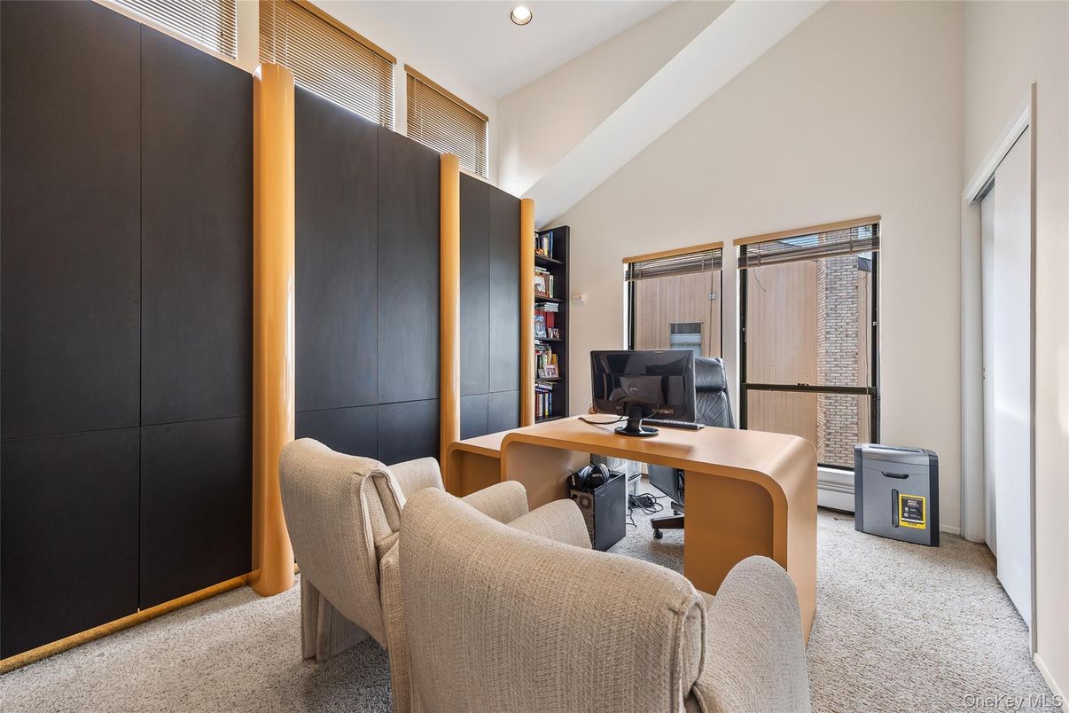 Home Office, Interior, Recessed Lighting