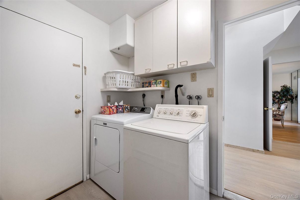 Interior, Washer, Wood Texture Flooring